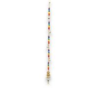 Serenityy Indian Chimes Brass Buddha With Chakra Beads String Bells 53Cm - Multicolour Meditation Wind Chime.