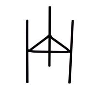 Serenityy Iron Botanical Candle Holder Black - Brushed Iron Garden And Indoor Pillar Candle Stand, Lightweight 70G