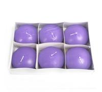 Serenityy Large Lilac Unscented Floating Candle - 7-8 Hour Burn, 88 G