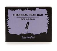 Serenityy Lavender Charcoal Soap 85G - Activated Charcoal, Argan & Hempseed Oils, Shea Butter.