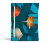 Serenityy Lokta Midnight Blue Notebook - Large, 45 Leaves, Bookmark Included, Handcrafted