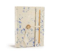 Serenityy Lokta Mixed Blue Cotton Notebook Medium 15 X 12 Cm 45 Leaves.