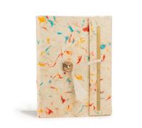 Serenityy Lokta Mixed Colour Cotton Notebook - Medium 15x12cm, 45 Leaves Serenityy Multicolor Medium