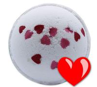Serenityy Love Hearts Bath Bomb - Wild Flowers, 180G Heart-Shaped Relaxing Bath Fizzer.