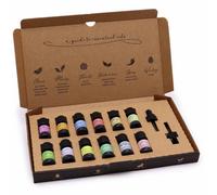 Serenityy Luxury Aromatherapy Essential Oil Gift Set - 12 X 5Ml Bottles With 2 Droppers, Gift Box, Bottled In Sheffield