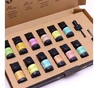 Serenityy Luxury Aromatherapy Essential Oil Set - 12 X 5Ml Summer Collection, Vegan-Friendly, Gift Boxed