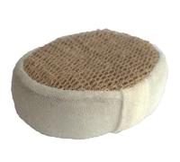 Serenityy Luxury Brown Bath Sponge - Biodegradable Exfoliating Sponge Brown