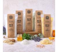 Serenityy Luxury Epsom Bath Salt Set - Relax, Sleep & Recovery (5 Pack) In White White