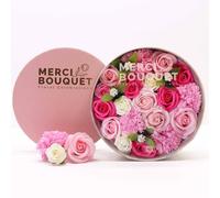 Serenityy Luxury Soap Flower Box - Pink Rose Soap Arrangement Pink