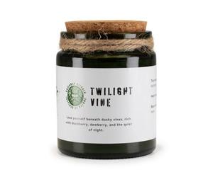 Serenityy Luxury Twilight Vine Soy Wax Candle 150G - Woodwick, Juicy Berry Top Notes, 26H Burn Time, Hand Poured