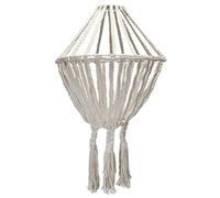 Serenityy Macrame Large Drop Chandelier Natural - 80Cm Height, 50Cm Top Width, Boho Rustic Pendant.