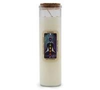 Serenityy Magic Spell Candle Cleansing Sage & Peppermint With White Jasper, 280G, 50H Burn, 20Cm Tube