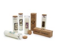 Serenityy Magic Spell Candle For Love - Soy Wax, Rose Quartz Gemstones, Jasmine Scent, 50H Burn