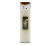 Serenityy Magic Spell Candle - Prosperity, Soy Wax Candle With Tiger Eye And Green Aventurine, Lemon Honeysuckle, 50H Burn
