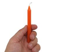 Serenityy Manifest Magic Candles Pack Of 12 Orange Sacred Chakra - Intention-Infused Ritual Candles 90 Min Burn Time
