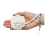 Serenityy Natural Diffuser Flowers - Medium Sola Carnation On 12 Cm String - White
