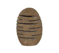 Serenityy Natural Riverstone Candle Holder - Standing Stone Cut, Hand-Carved, Approx. 10 X 13 X 22 Cm
