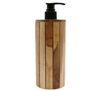 Serenityy Natural Teakwood Soap Dispenser - Round