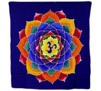 Serenityy Om - Flower Of Life Batik Wall Hanging, Large 110 X 98 Cm