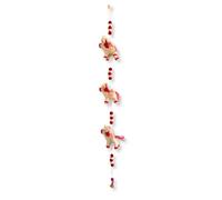 Serenityy Pink Unicorn Felt Wall Hanging Tapestry-Style Mobile For Nursery Kids' Room Decor