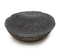 Serenityy Riverstone Natural Soap Dish - Handcrafted Polished River Stone With Drainage Holes, Approx. 585 G