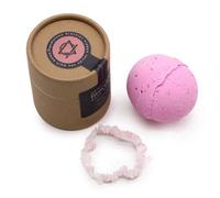 Serenityy Rose Quartz Gem Bracelet Bath Bomb 140G - Bergamot Aromatherapy For Relaxing, Soothing Bath Experience
