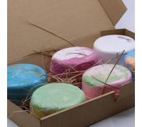 Serenityy Set of 6 Mega Floral Bath Fizzes - Mix 2 in Brown