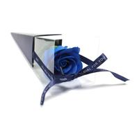 Serenityy Single Blue Soap Rose - Handcrafted Keepsake Gift, 45 G