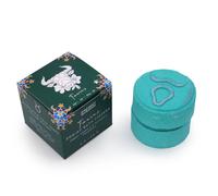 Serenityy Taurus Zodiac Bath Fizzers Set Of 2 With Hidden Horoscope In Emerald Emerald