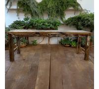 Serenityy Teakwood Dining Table 180 cm, Hand-crafted in Bali in Brown | Size: 180 cm x 70 cm Serenityy Brown 180 cm x 70 cm