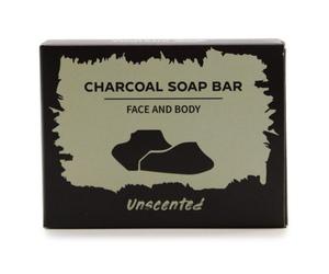 Serenityy Unscented Charcoal Soap 85G - Activated Charcoal, Argan Oil, Hempseed Oil, Shea Butter, Vegan