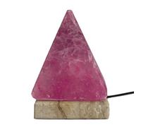 Serenityy Usb Himalayan Crystal Salt Pyramid Lamp - Approx. 800 G - 9 Cm - Multi-Colour - Table Lamp