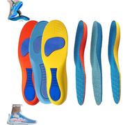 Serenivida Plantillas para Mujer Hombre, Breathable Shock-Absorbing Orthotic Arch Support Pad (3 Pcs Mix,Men4-5/Women5-6)