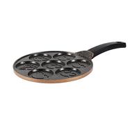 serenk Fun Cooking Pancake Maker, Cast Aluminium Non Stick Frying Pan, 7 Holes Mini Pancake Maker for Kids, 26cm
