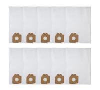 Serenophile 10-Pack Non-Woven Vacuum Cleaner Bags Compatible with for karcher CV30 and CV38/2, High Capacity Dust Filters for Home with Pets and