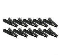 Serenophile 10PCS Crocodile Clips for Safe Electrical Connections Fully Insulated, 55mm Long, Compatible with Standard Banana Connectors