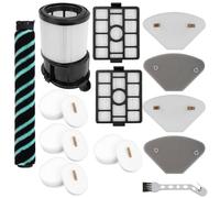 Serenophile 13 Piece Replacement Accessory Kit for Shark PowerDetect IP3251EUT IP3251C IP3252, Includes Roller Brush HEPA Foam Filters for DuoClean Anti-Hair-Wrap-Plus Cordle
