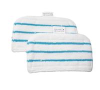 Serenophile 2 Pack Microfibre for steam mop Pads Compatible with for beldray BEL01097, Rectangular Reusable Cleaning Cloths for Hard Floors, Washable Replacement Heads 300mm x 160mm