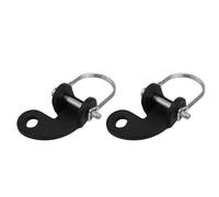 Serenophile 2 Sets Bike Trailer Hitch Coupler for Burley, Steel Trailer Attachment Compatible with QR and Axles up to 12.2mm, 90 Degree Traction Heads for and Pet Trailers