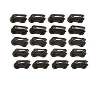 Serenophile 20 Pack Chain Links for 1-3 Speed Bikes, 1/2 x 1/8 Inch Quick Connectors, Steel Repair Parts for Single Speed, for low rider and for cruiser Bicycles, Black