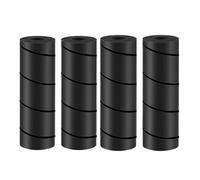 Serenophile 4 Pcs Bed Frame Toe Protectors, EPDM Rubber Foam Leg Covers for Furniture, Adjustable 6 Inch Soft Bumper Guards to Toe Injuries on Beds Tables Chairs, Black