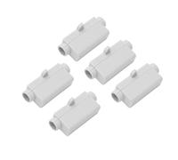 Serenophile 5 Pack Wire Terminal Blocks 100A 1000V Quick Connect Screw Clamp Brass Conductor ABS Flame Retardant for Ceiling Lamp Switch Ammeter ZK-1116
