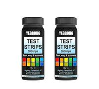 Serenophile 7 in Pool Water Strips, 100 Count for rapid Testing Kit for Spa and Hot Tub, Checks pH Alkalinity Hardness Bromine Cyanuric Acid, Essential Swimming Pool Maintenance Supplies