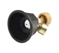 Serenophile Adjustable Agricultural Atomizing Nozzle for Cyclone Sprayers - Black Alloy and Plastic Nozzle with Multiple Spray Modes, 5.4 x 4.6 cm, 14 mm x 0.5 mm Thread