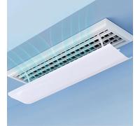 Serenophile Air Conditioner Deflector, AC Wind Baffle, Retractable Air Guide, Adjustable Anti-Direct Blowing, PP Material, 40x20cm, for Wall-Mounted Units