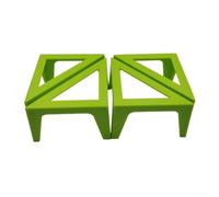 Serenophile Canvas Stands 4PCS Compact Desktop Easel for Oil Acrylic Pouring - Stable Drawing Board Support for Artists Kids Indoor Outdoor Use 100x50x50mm(green)
