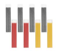 Serenophile Carpenter Pencil Refills, Joiner Pencils Leads, 2.8mm Solid Core for Deep Holes, Smooth Writing Resin, 48pcs for Woodworking, Metal, Jewellery