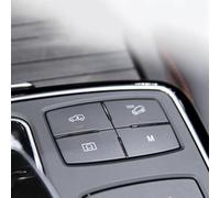 Serenophile Center Console Switch Buttons, Car Control Keys, Dashboard Knobs for Mercedes ML GL GLE GLS W166 X164, ABS Black LED, 4 PCS