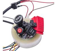 Serenophile Children's Electric Car Wire Control Kit, Switch and Pedal Set, DIY Repair Parts with Overload Protector, High Low Speed, for Kids Ride On Cars