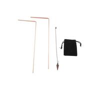 Serenophile Copper Dowsing Rods, Divination Pendulum Kit, 99.9% Pure Copper Telescopic Probes for Water Finding, Energy Healing, Spiritual Exploration, 2-Pack